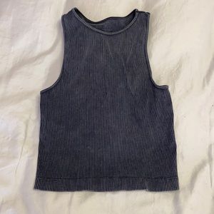 Ribbed Crop Tank